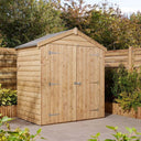 6' x 4' Premier Shiplap Windowless Double Door Apex Shed
