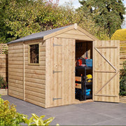6' x 8' Premier Shiplap Double Door Apex Shed