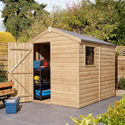 6' x 8' Premier Shiplap Single Door Apex Shed