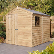 6' x 8' Premier Shiplap Single Door Apex Shed