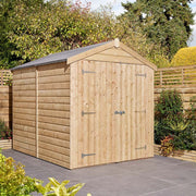 6' x 8' Premier Shiplap Windowless Double Door Apex Shed