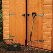 6' x 8' Shiplap Windowless Double Door Apex Security Shed