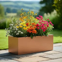 70cm Zinc Galvanised Copper Trough Planter