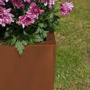 75cm Long Zinc Galvanised Copper 90cm Tall Trough Planter