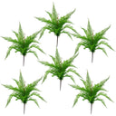 6 x 60cm Artificial Bushy Dixie Wood Fern Dark Green Plant