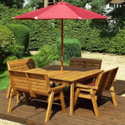 Gather the whole crew on this spacious 8 Seater Garden Bench, crafted from durable wood and perfect for backyard gatherings.