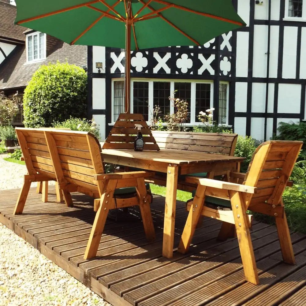 8 Seater Garden Wooden Furniture by Woven Wood