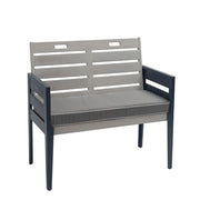 Grigio Two Seat Bench Set