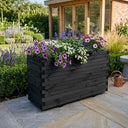Wooden Pine Raised Tall Trough Planter