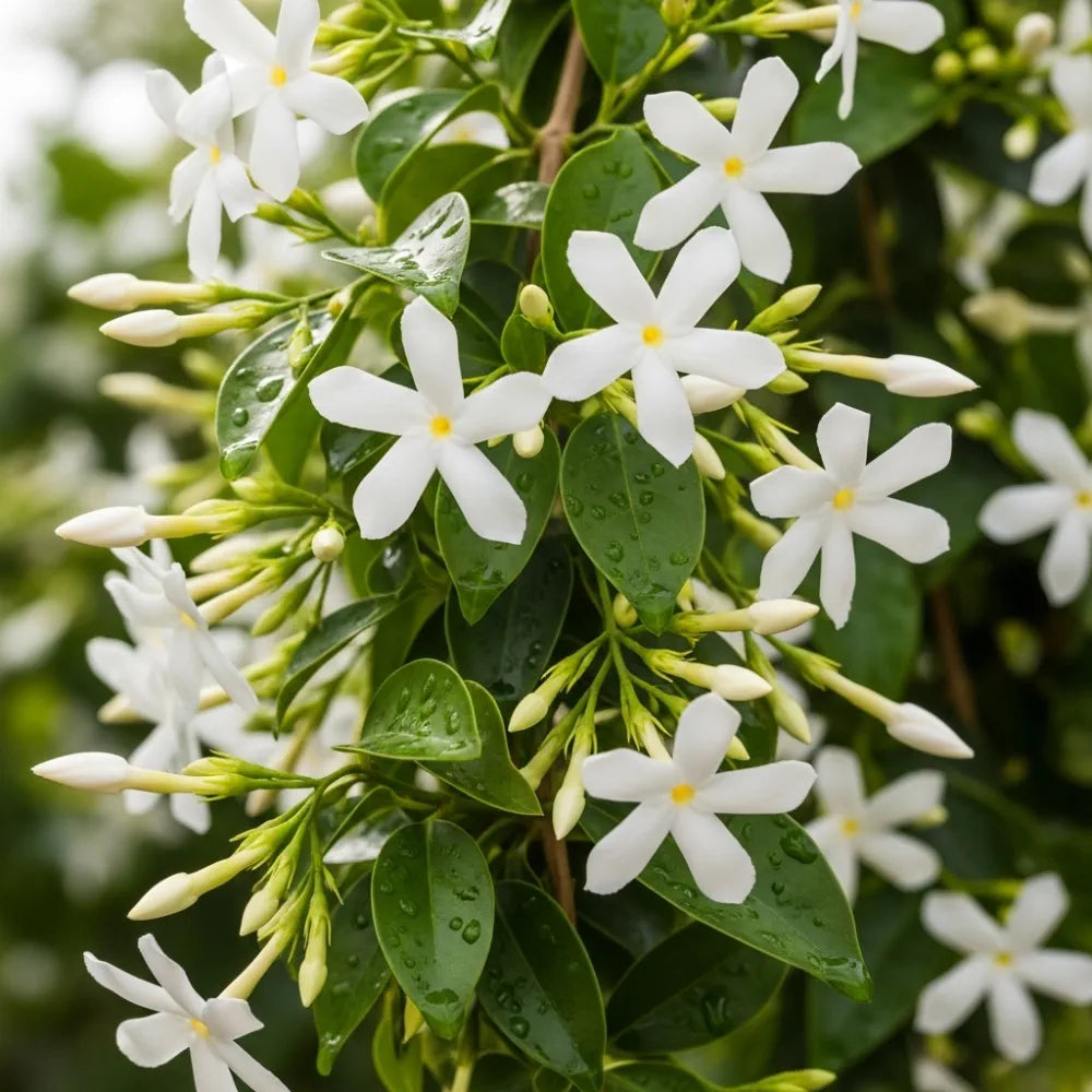 6ft Star Jasmine | Trachelospermum jasminoides | 5L Pot