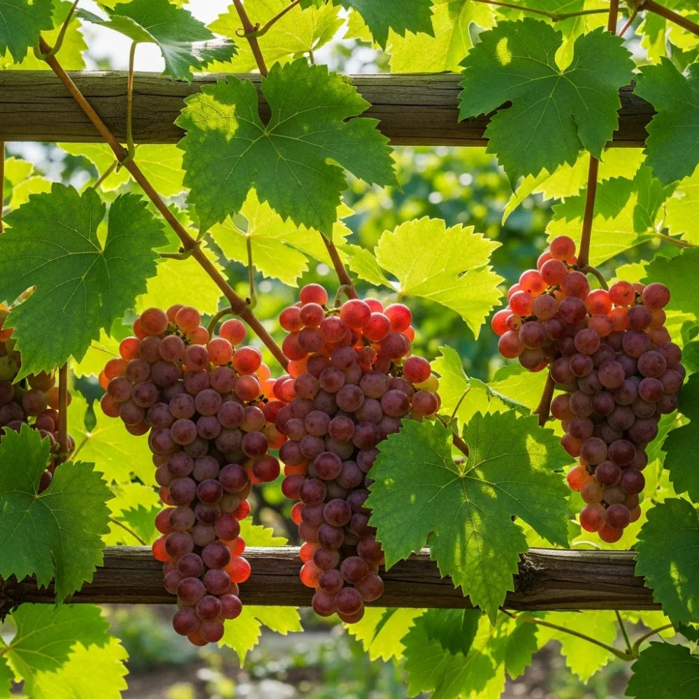 2ft Suffolk Red' Seedless Grape Vine | 2L Pot