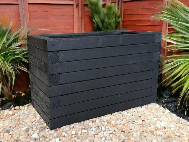 90cm Customisable Wooden Trough Planter