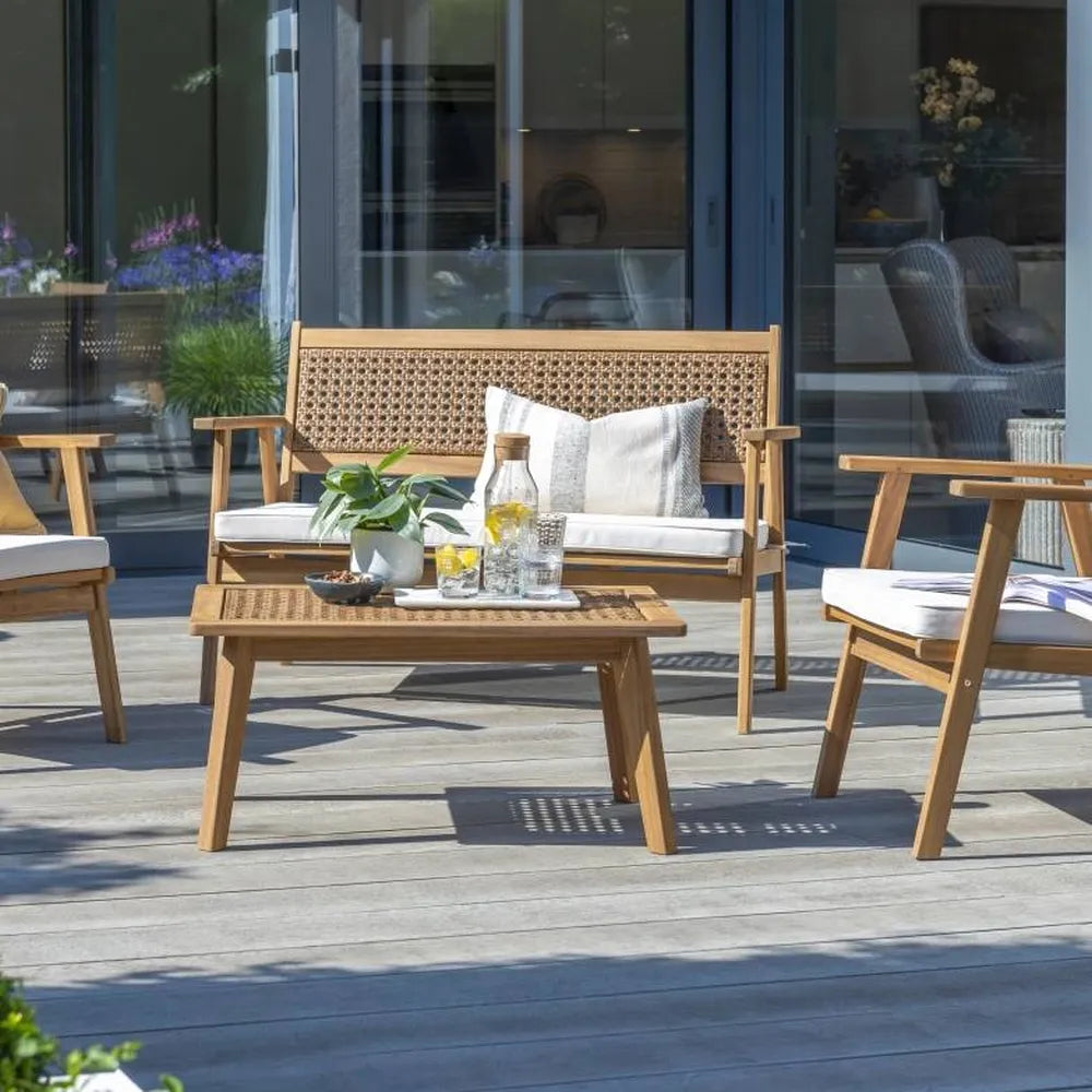 Brent Lounge Set Natural with Cushion