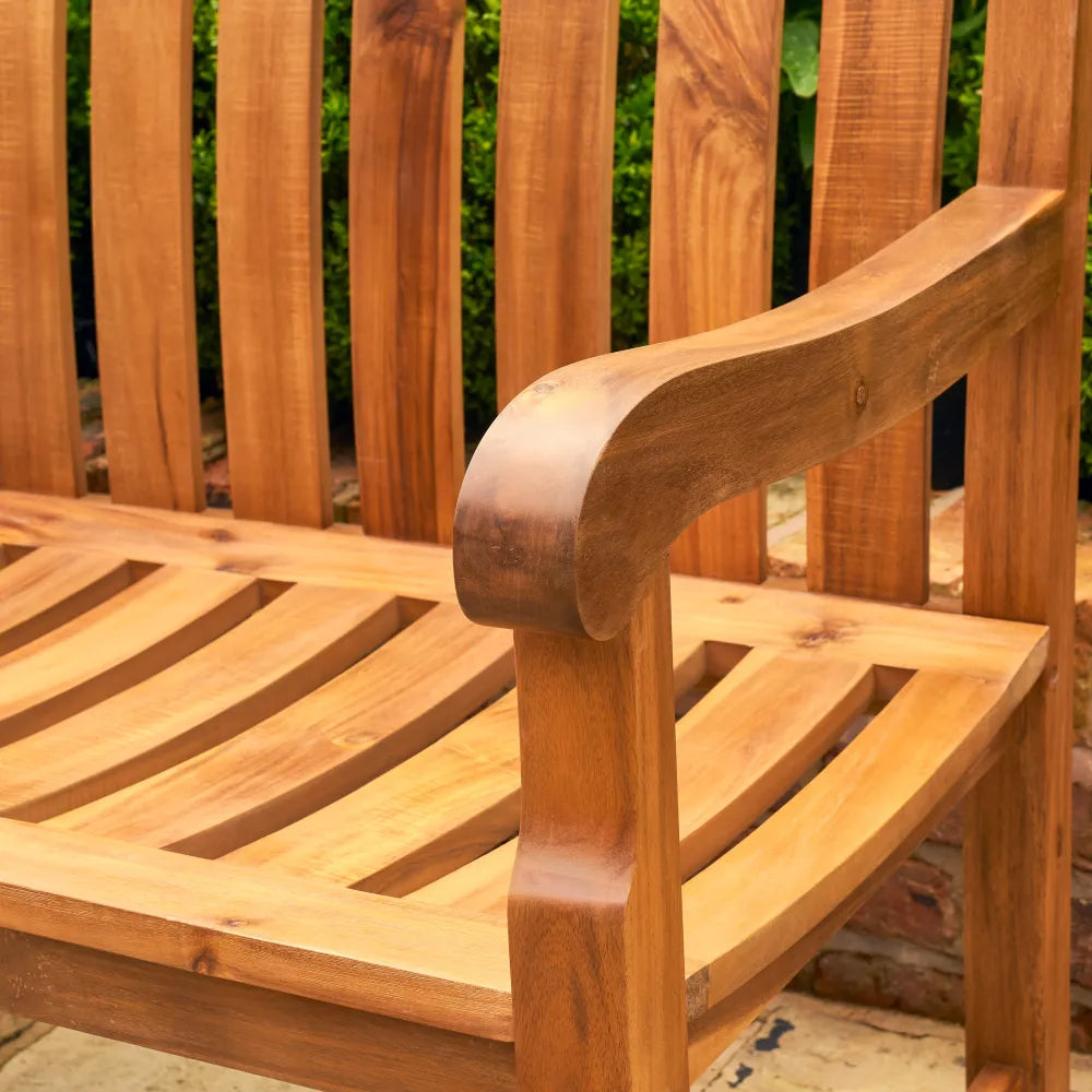 Beeley 150cm Bench FSC Acacia Wood Teak Look