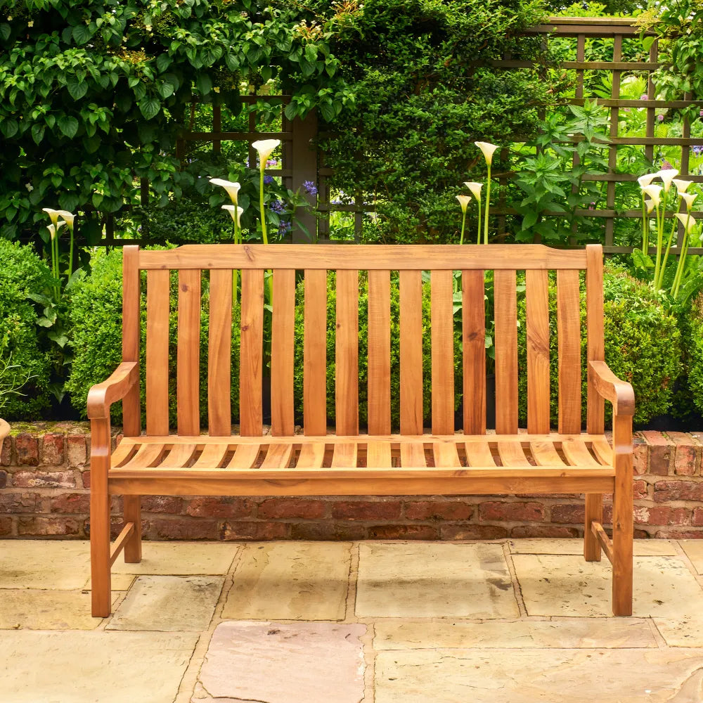 Beeley 150cm Bench FSC Acacia Wood Teak Look