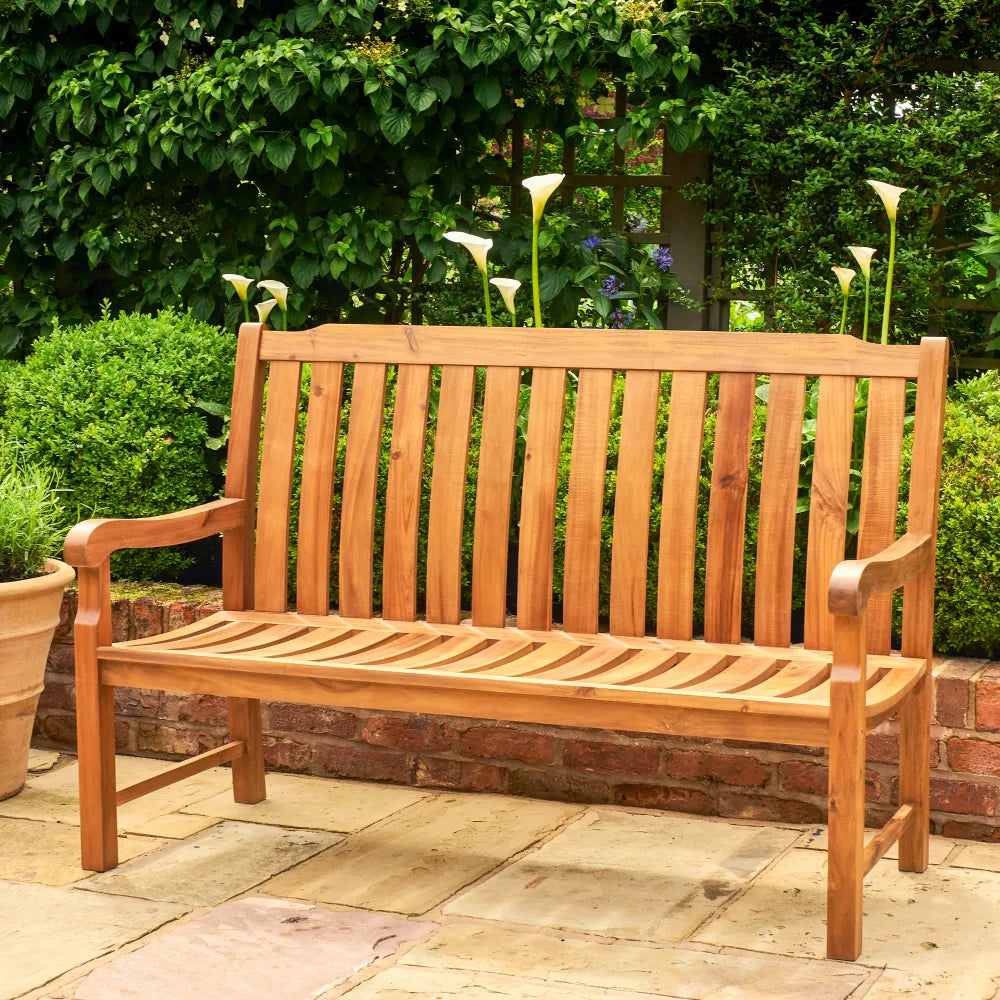 Beeley 150cm Bench FSC Acacia Wood Teak Look