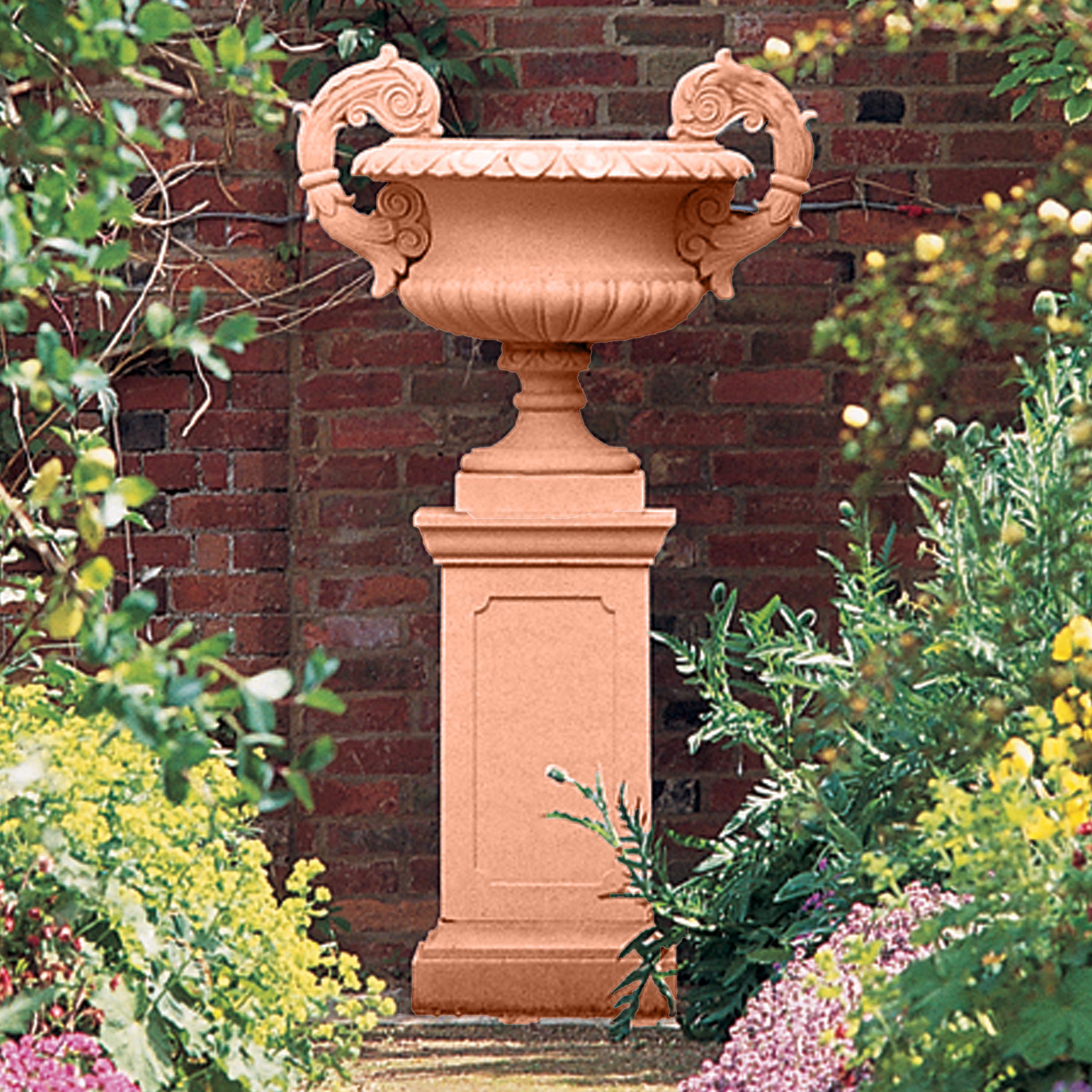 97cm Hadrian Vase (handles) Stone Planter