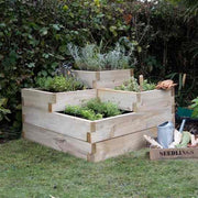 Caledonian Tiered Raised Bed #90cm(L) x 90(W) x 56(H)