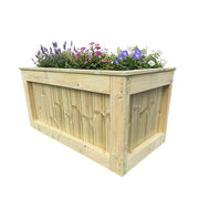 Customisable Wooden Trough Planter