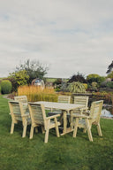 Clover Table Set with 6 Chairs