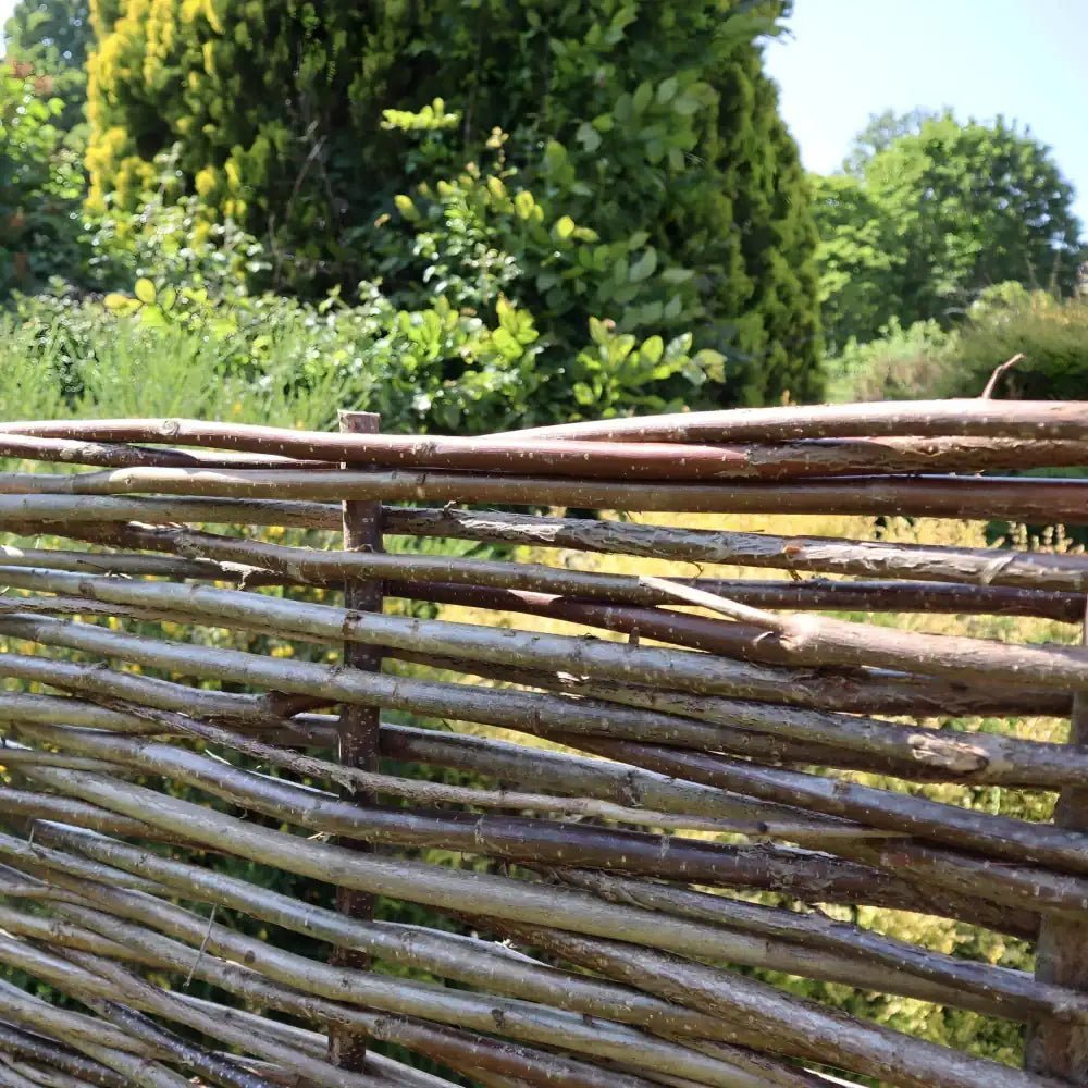 Artisanal Capped Hazel Hurdles for Your Garden Fencing Needs