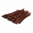 Pack of 100 Brown Plastic Cable Ties 20cm