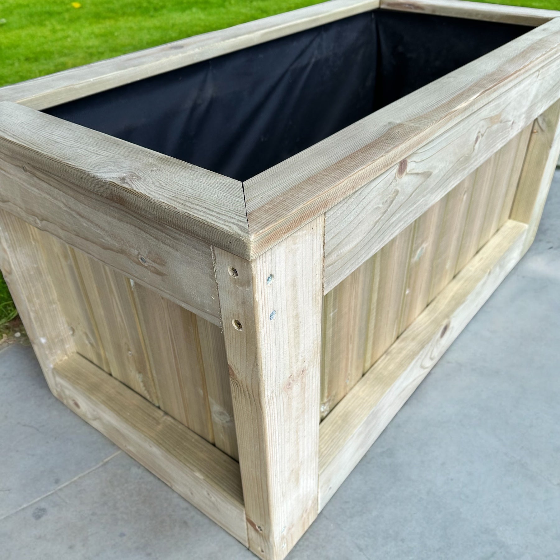 180cm Customisable Wooden Trough Planter