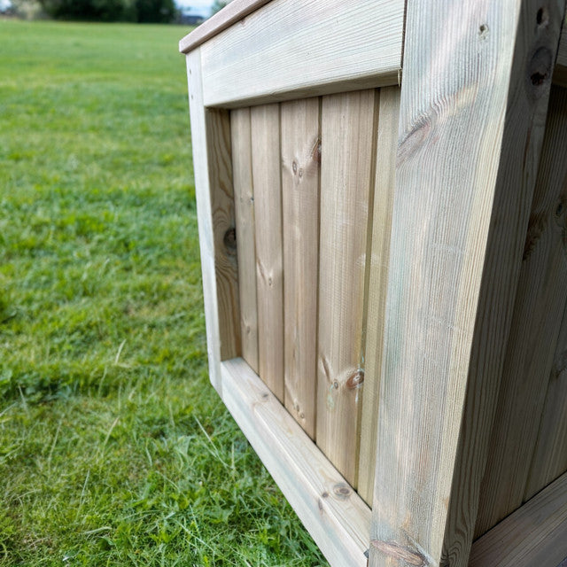 100cm Customisable Wooden Cube Planter