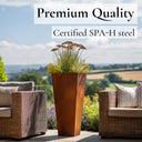 Corten Steel Planter SPA-H Steel