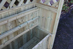 Daisy Trellis Storage Arbour Sits 2