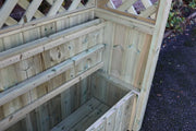 Daisy Trellis Storage Arbour Sits 2