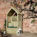 Daisy Trellis Storage Arbour Sits 2