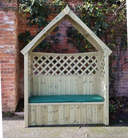 Daisy Trellis Storage Arbour Sits 3