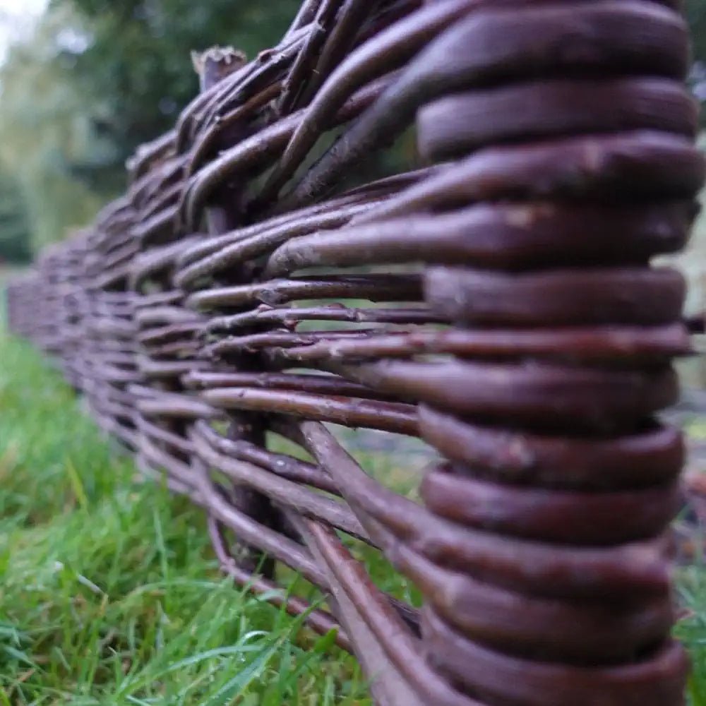 Durable Edging Artisanal woven wood