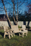 Ergo Multi Set Four Seat with Coffee Table, 1 Bench, 2 Chairs & 2 Angled Trays