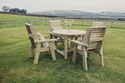 Ergo Round Table Set - Four Seater