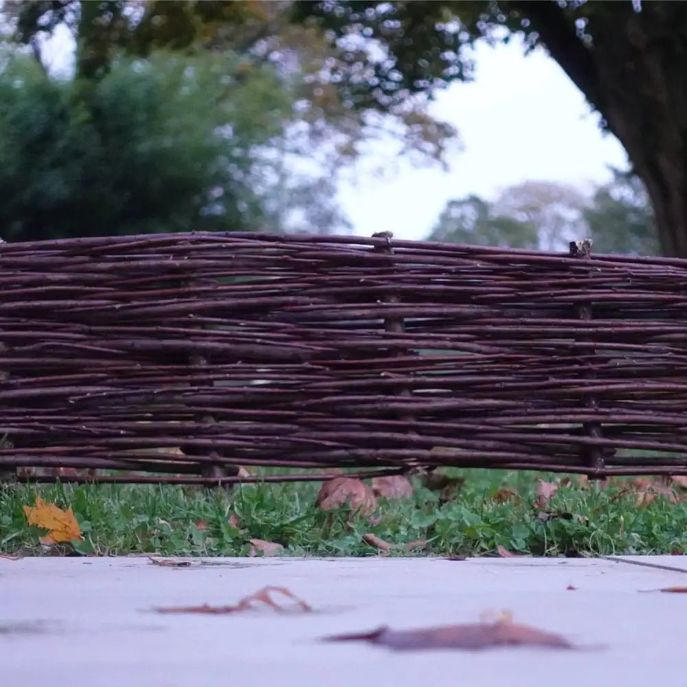 Edging for Bedding Artisanal woven wood