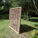 Handwoven Nouveau Fencing Contemporary Framed Hurdle Premium Weave