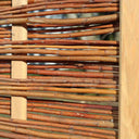 Embrace classic style with woven Willow Fencing, adding warmth and texture to your outdoor space.