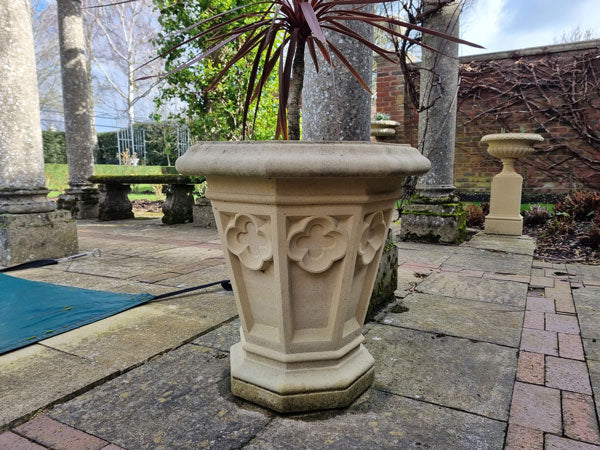 56.5cm Gothic Vase Stone Planter