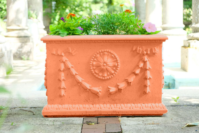 60cm Adam Box Stone Planter