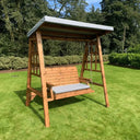 Garden swing set outdoor furniture set swing seat Woven Wood