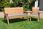 Four Seater Companion Set Angled Grey