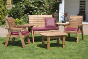 Four Seater Multi Set Burgundy