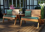 Twin Bench Set Straight Green