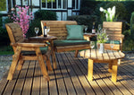 Four Seater Set Round Green