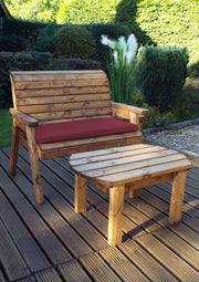 Deluxe Bench Set Burgundy