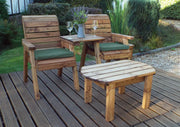 Twin Companion Dining Set Straight Green