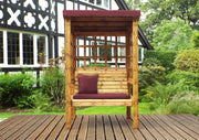 Bramham Two Seat Arbour Burg Burgundy