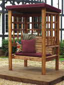 Bramham Two Seat Arbour Burg Burgundy